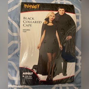 Vampire black cape.